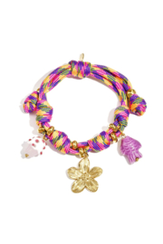 Multicolor armband met bedels