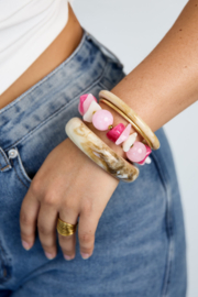 Variërende kralen Armband