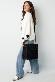 Fuzy Tote Bag - Taupe