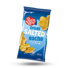 Nacho chips salted zak 450gr (XXL zak)