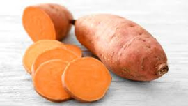 Zoete aardappel oranje per Kg