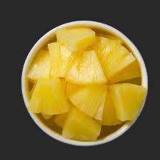 Ananas gesneden CA. 300gr bak