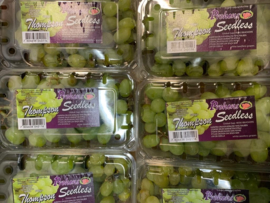 Pitloze druiven per 500gr, Klasse -I