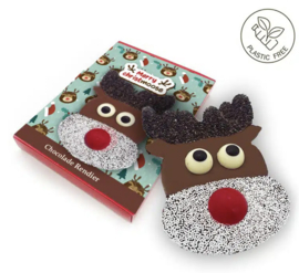 Chocolade Rendier “Merry Christmoose” (200g) – Limited Edition
