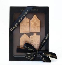 Chocolate tablet - plak melkchocolade Happy New Home