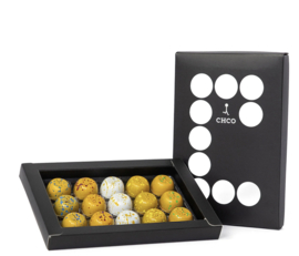 Creamy caramels bonbons geschenkdoos