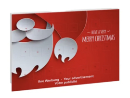 Adventskalender A4 met standaard motief