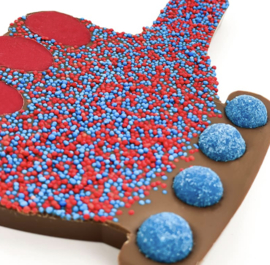 Chocolade duim – “Jij bent een topper” (180g)