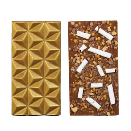 Chocolade Bar - Goud - Merinque - Cookie Crumble