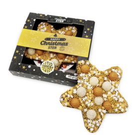 Chocolade Gouden Happy Christmas Ster (150g)