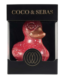 Eendje rood melkchocolade