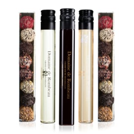 Brievenbuspakket - Wijnproeverij met 3 wijnen en 16 chocolade truffels