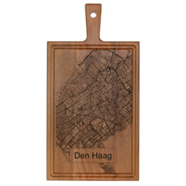 Plank met de stad naar keuze