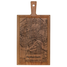 Plank met de stad naar keuze