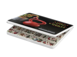 Adventskalender decoratief blik