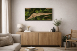 Nature mos schilderij