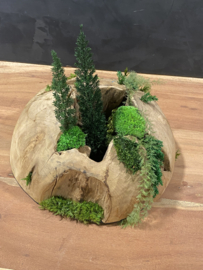 Decoratieve houten bol (2)