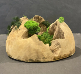 Decoratieve houten bol (3)
