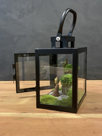 Mini windlicht met mosboompje (1)