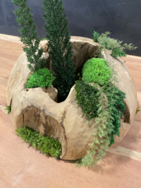 Decoratieve houten bol (2)