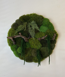 Mosschilderij - Green Forest (1)