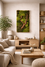 Mosschilderij - Natuurlijk reliëf