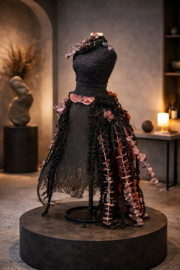 Mos art-dress red/black