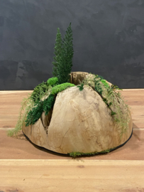 Decoratieve houten bol (2)