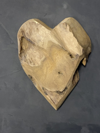 Houten hartjes