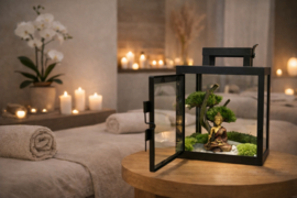 Mini windlicht met mosboompje (1)