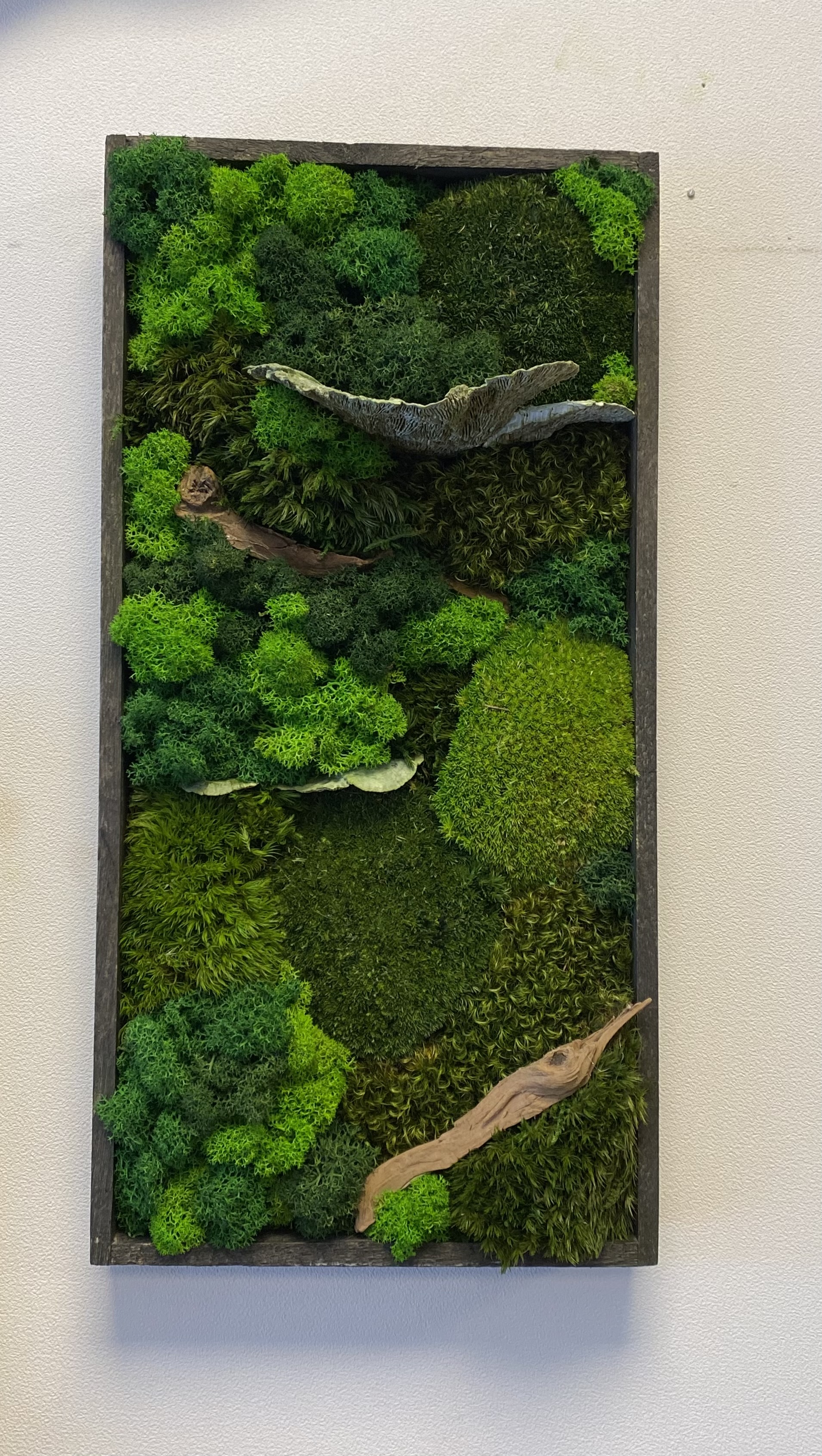 Rechthoekig mos schilderij (B)