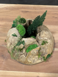 Decoratieve houten bol (2)