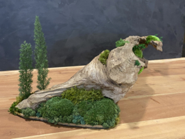 Boomstam tafel decoratie (2)