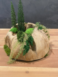 Decoratieve houten bol (2)