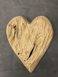 Houten hartjes
