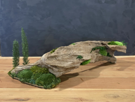 Boomstam tafel decoratie (2)