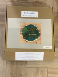 Mos schilderij (rond)