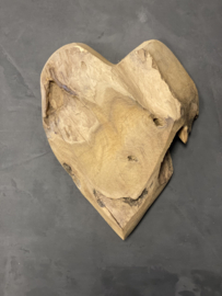 Houten hartjes