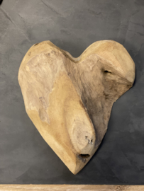 Houten hartjes