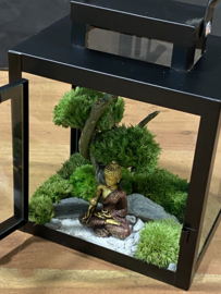 Mini windlicht met mosboompje (1)