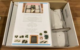 DIY Mosschilderij - rechthoek (zwart)