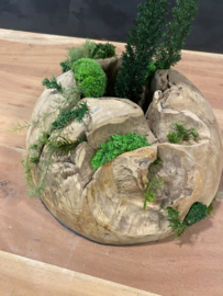 Decoratieve houten bol (2)