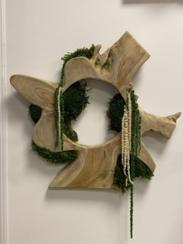Houten wanddecoratie