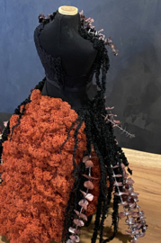 Mos art-dress red/black