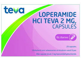 Loperamide HCL TEVA Capsule 2MG (20ST)