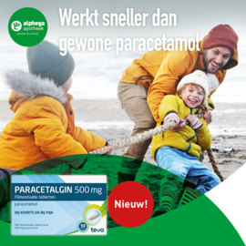 Nieuw! Paracetalgin Tablet Filmomhuld 500MG (50ST)