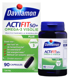 DAVITAMON Actifit 50+ Visolie Capsule (90ST)