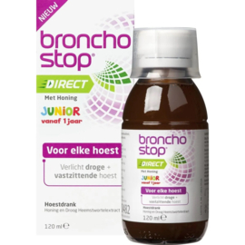 Bronchostop Direct Hoestdrank + Honing Junior (120 ML)