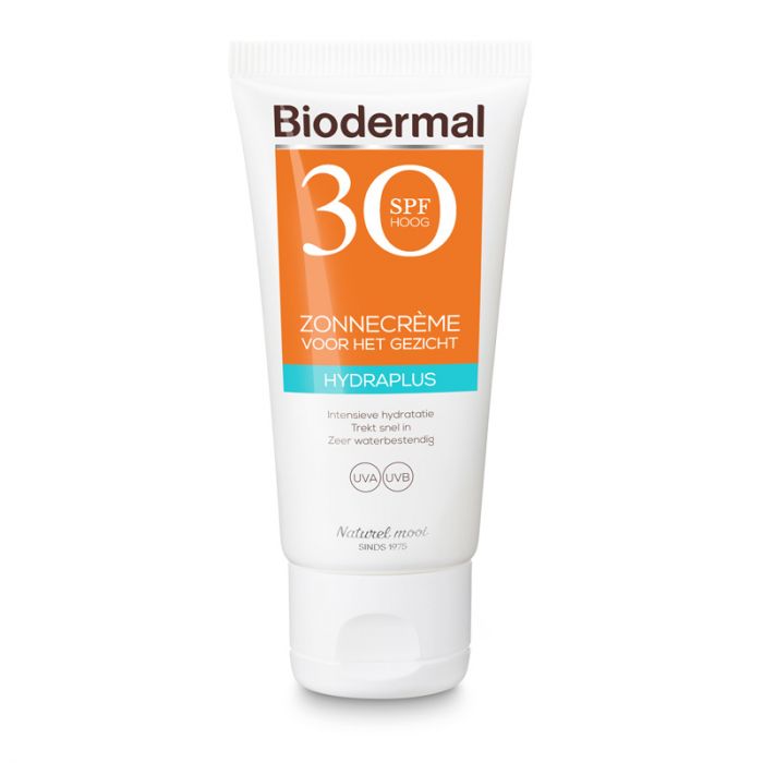 BIODERMAL HYDRA PLUS ZONNECREME GEZICHT SPF30 (50ML)