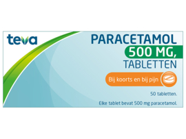 Paracetamol 500 MG TEVA (50 stuks)